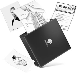 Phomemo Mini Sticker Printer - M02 Wireless Pocket Printer, Compatible with iOS & Android, Photo Printer for Phone, for Fun Christmas Sticker, DIY Journal,New Year Gift, Black