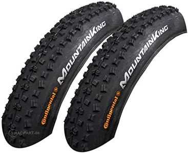 2 x Continental Mountain King 58-584 Tyre Coat Cover Bicycle Tyres 27.5 x 2.30 cm