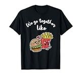 Burger and Fries Shirt Funny Couple