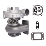 labwork GT3076 GT3037 Universal Turbo Turbocharger .82 A/R .60 4-Bolt T3 Flange Floating Bearing Replacement for all 6/8 cyl 3.0L-5.0L Engines GT30 Turbo