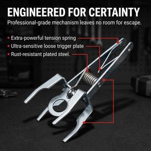 PestExpel Scissor Claw Mole Trap 5-Pack – Heavy Duty Rodent Control