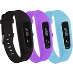 Replacement Silicone Band with Chrome Watch Clasp and Fastener Buckle for Fitbit One