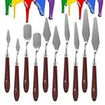 10PCS Palette Knife, Stainless Stee