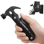 SURVIVE HERO Gifts for Grandpa – Unique Christmas, Stocking Stuffer, Birthday Gifts for Grandparents – Cool All in One Mini Hammer Multitool for Grandfather Gifts (Best Grandpa Ever)