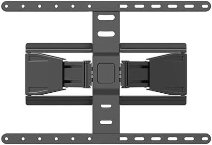 ynVISION.DESIGN Ultra Slim & Thin Full Motion Articulating TV Wall Mount Bracket | World's Thinnest Fully Articulating Bracket Compatible with Samsung Frame LG and Sony | Swivels and Tilts (Pack of 1)