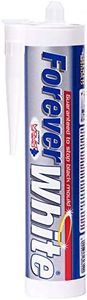 Everbuild Forever White Anti-Mould Silicone Sealant – Permanently Waterproof – Suitable for Internal And External Use – White – 295ml