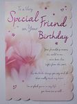 STUNNING TOP RANGE WONDERFULLY WORDED 5 VERSE VERY SPECIAL FRIEND BIRTHDAY CARD