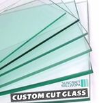 Glass Cut to Size 1/8" 5/32" 3/16" 1/4" 3/8" Thickness | Custom Cut to Size Glass for Shelves, Tabletop | Tempered & Annealed Glass Panels for Doors, Windows, & DIY Crafts | Fast 3-Day Production