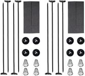 BFXM Automotive Fan Mounting Kit, Radiator Fan Zip Ties Clips Mounting Kit, Electric Mount Hold Down for Cooling Fan Transmission Cooler Radiator Fan Kit for Universal Car Vehicle