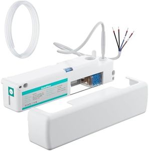 Super-Quiet Mini Split Condensate Pump, 16 dB, Capacitive Sensor, Soft Start & Auto-Adjust Flow, 65 FT Lift, 100-240V, Wall-Mount Drain Pump for Mini Split, HVAC & Dehumidifiers