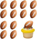 24Pcs Football Cupcake Toppers Foam