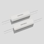 QeeaHuuo 2 PCS Cement Resistor, 30 Ohm 25 Watt Resistor,1KV 5% Tolerance Axial Leaded Wire Wound Fixed Ceramic Resistor