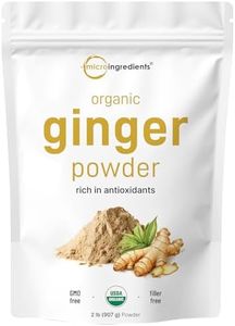 Organic Ginger powder, 2lbs (32oz) | Premium Source for Spice & Seasoning | Great for Baking, Cooking & Tea | Additive Free, Non-GMO, Bulk Supply