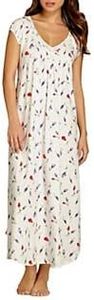 Carole Hochman Women's 50 Inch Fresco Roses Nightgown, Fresco Buds, X-Small