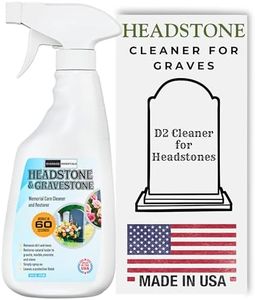 Riverside Essentials 16oz Headstone Cleaner for Graves, Tombstones & Headstones - Highly Effective Solution for Restoring and Protecting Memorials - Safe for All Stone Types - Made in the USA