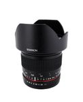 Rokinon 10M-MFT 10mm F2.8 ED AS NCS CS Ultra Wide Angle Lens for Olympus and Panasonic Micro 4/3-MFT Mount Digital Cameras, Black