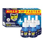 All Out Ultra Liquid Vaporizer, 4 Refills (45ml) | Kills Dengue, Malaria & Chikungunya Spreading Mosquitoes | India's Only Mosquito Killer Brand Recommended by Indian Medical Association