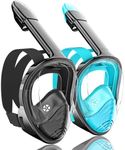 QingSong Full Face Snorkel Mask for