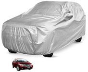 Auto Hub Waterproof Car Cover Compatible with Honda City (Model : 2008-2019) with with Mirror Pocket, Soft Cotton Lining, Waterproof City Car Cover- Metallic Silver