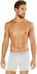 DIANE & GEORDI 5172 Men Boxer Trunks Underwear | Boxer Para Hombres White XL