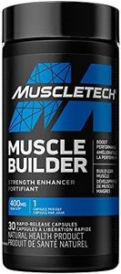 MuscleTech Muscle Builder, MuscleTech Muscle Builder, Muscle Building Supplements for Men & Women, Nitric Oxide Booster, Muscle Gainer Workout Supplement, 400mg of Peak ATP for Enhanced Strength, 30 Pills