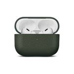 WOOLNUT Leather Case Cover for AirPods Pro 2nd Gen - Green, Full-grain Scandinavian Leather, Compatible with wireless charging, Leather AirPods Pro 2 Case Cover