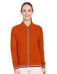 Van Heusen Women Athleisure Functional Pocket Jacket - Relaxed Fit, Soft Handfeel_66604_Brick_M