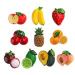 Fruit Vegetable Fridge Magnets,Realistic Food Stickers Colorful Waterproof Vegetable Fruit Refrigerator Magnets,DIY Crafts Home Magnet Decals for Whiteboard Fridge Mailbox Metal Kitchen Decor