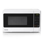 Toshiba 800w 20L Microwave Oven with 6 Preset Recipes, 11 Power Levels, Procedural Memory, Auto Defrost, and Digital Display - White - MM-EM20P(WH)