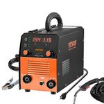 VEVOR 145Amp MIG Welder,110V Flux Core Welder MIG/Lift TIG/Stick 3 in 1 Welding Machine with IGBT Inverter & MIG Torch