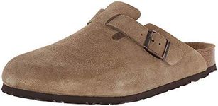 Birkenstock Men's Boston Soft Footbed Clogs, Taupe, Tan, 10 Medium US