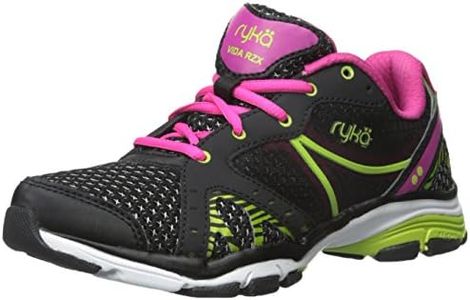 Ryka Women's, Vida RZX Training Shoe, Black/Ryka Pink/Lime Blaze, 8.5