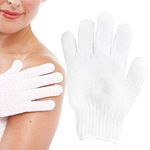 Monaldy Pair of Exfoliating Gloves Bath Spa Hand Face Body Scrub Gloves Wash Exfoliating Mitt Exfoliator Glove Shower Gloves Cloth Self Deep Massage