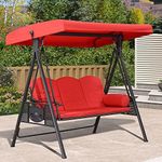 PURPLE LEAF 3-Seat Outdoor Patio Po
