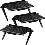 3 Pieces Screen Top Shelf TV Top Storage Bracket 2-Leg Adjustable Monitor Top Shelf for Cellphone Stand, Media Boxes, Router, Game Console and Home Decor (8.5 x 4.5 Inches)