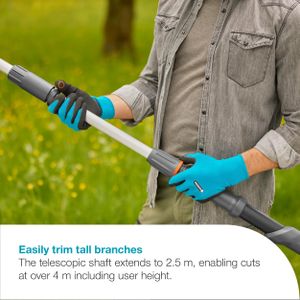 Gardena Cordless Telescopic Tree Pruner – Adjustable Pole Saw