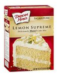 Ducan Hines, Signature, Lemon Supreme Cake Mix, 16.5oz Box (Pack of 4) by Duncan Hines