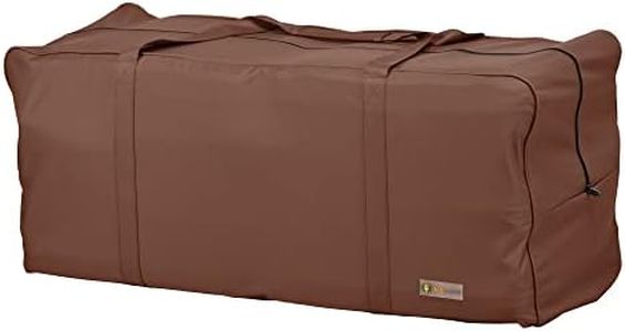 Duck Covers Ultimate Water-Resistant 58 Inch Patio Cushion Storage Bag, Patio Furniture Covers