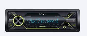 Sony Car Stereo DSX-A416BT Digital Media Receiver with NFC, Bluetooth, USB, AUX, FM (Black), PRE Out - 3 x 2V, Output Power - 55W x 4, 10 Band Equalizer, Variable Colour Key Illumination