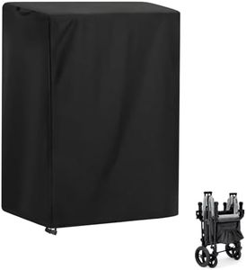 Hengme Dustproof Cover for Jeep Wagon Stroller, Waterproof Quad Stroller Wagon Covers for Jeep Wrangler Deluxe 4 Seater Foldable Wagon 30" W x 30" D x 44" H