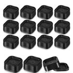 WEZCHUGHAOL 12 Pack Furniture Risers, 1.38" Adjustable Bed Risers Desk Leg Risers, Stackable Heavy Duty Bed Lifts Risers, Square Bed Raising Blocks for Mattress Table Leg Sofa Tables Washing Machine