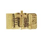 1928 Jewelry Open Bible Bless The Lord Money Clip, 25.40 cm , Metal, no gemstone