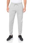 adidas Mens Essentials Fleece Tapered Cuff Big Logo Pants,Medium Grey Heather,X-Large