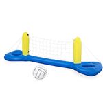 Bestway Inflatable Volleyball | Swimming Pool Toy, Complete Volleyball Set, Inflatable Ball, and Net