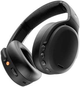 Skullcandy Crusher ANC 2 Over-Ear Noise Cancelling Wireless Headphones with Sensory Bass | 50 Hours Battery Life |Skull-iQ, Alexa Support, Micro, Bluetooth Compatible - Black