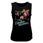 POISON BRIGHT ACTION 2X Muscle Tank Top Black Adult Women's Muscle Tank Top