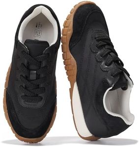 Project Cloud Sneakers for Women - Lightweight with Memory Foam Insole Womens Sneakers - Walking Shoes Women Footwear - Womens Shoes (Donna Hitop, BLK, 11)
