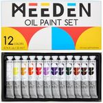 MEEDEN Oil Paint Set - 12 x 22ml (0