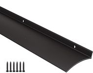 Barzen Door Rain Drip Guard - Door and Window Rain Guards House, 2.5 Inches Rain Deflector - Drip Edge Rain Diverter - 40 inches Long, Aluminum Black Finish.