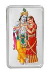 Kundan 20g (999.9) Radha Krishna Silver Colour Bar